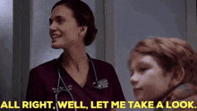 Chicago Med Natalie Manning GIF - Chicago Med Natalie Manning All Right Well Let Me Take A Look GIFs