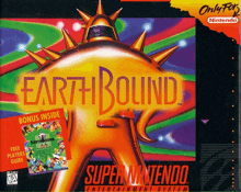 a super nintendo game called earthbound has a bonus inside