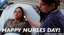 nurse happy