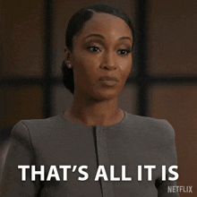 That'S All It Is Andrea Freemann GIF - That'S All It Is Andrea Freemann Yaya Dacosta GIFs