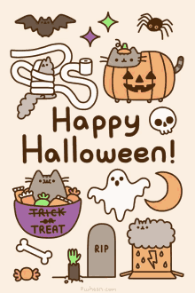 Halloween GIF - Halloween Happyhalloween Cat GIFs