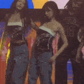 a group of women are dancing and one of them has the number 82 on her top