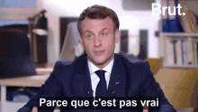 Macron Emmanuel Macron GIF - Macron Emmanuel Macron Pasvrai GIFs