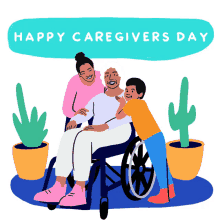 caregiving happy