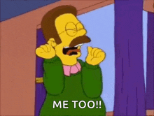 The Simpsons Flanders GIF - The Simpsons Flanders Squeal GIFs
