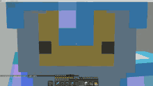 a screenshot of a game called minecraft with a penguin on it
