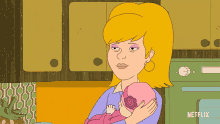 Blow A Kiss Sue Murphy GIF - Blow A Kiss Sue Murphy F Is For Family GIFs