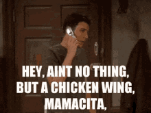 Aint No Thing But A Chicken Wing GIF - Aint No Thing But A Chicken Wing Mamacita GIFs