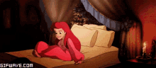 Bedtime Ariel GIF - Bedtime Ariel Little Mermaid GIFs