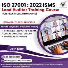 Iso 27001 2022 Isms Lead Auditor Training Course Irca Certified Course GIF - Iso 27001 2022 Isms Lead Auditor Training Course Irca Certified Course GIFs