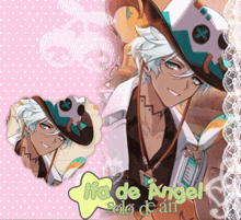 a picture of a man with the words ita de angel solo de an on it