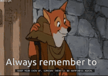 Fox Always Remember GIF - Fox Always Remember Chin Up GIFs
