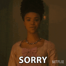 Sorry Young Queen Charlotte GIF - Sorry Young Queen Charlotte Queen Charlotte A Bridgerton Story GIFs