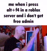 free admin roblox meme altf4 roblox server funny