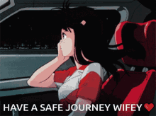 Shim Cute Anime GIF - Shim Cute Anime Have A Safe Journey Wifey GIFs