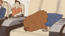 Seatbelt Grizzly GIF - Seatbelt Grizzly We Bare Bears GIFs