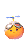 a cartoon character wearing goggles and a propeller on top of his head