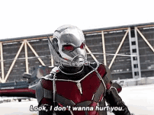 Look I Dont Want To Hurt You Antman GIF - Look I Dont Want To Hurt You Antman Scott Lang GIFs
