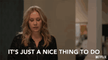Its Just A Nice Thing To Do Christina Applegate GIF - Its Just A Nice Thing To Do Christina Applegate Jen Harding GIFs