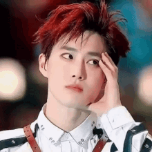 Suho Exo Oh No GIF - Suho Exo Oh No Lucystags GIFs