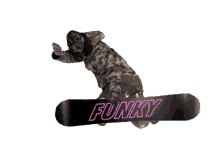 funky snowboard