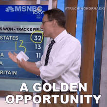 A Golden Opportunity Steve Kornacki GIF - A Golden Opportunity Steve Kornacki Msnbc GIFs