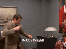 Bobby Swanson GIF - Parks And Recreation Ron Swanson Bobby Knight GIFs