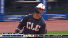 Andres Gimenez Cleveland Guardians GIF - Andres Gimenez Cleveland Guardians Fist Pump GIFs