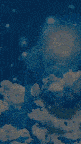 a woman 's face is surrounded by clouds and butterflies and the word captain is visible