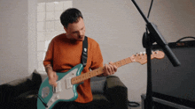 Playing The Guitar Julius Hecht GIF - Playing The Guitar Julius Hecht Shoreline GIFs