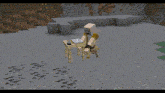 a person is sitting at a table in a snowy area in a video game .
