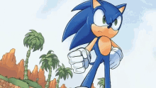 peace sign sonic sonic the hedgehog smirk grin
