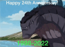 Godzilla Zilla GIF - Godzilla Zilla Happy24th Anniversary GIFs