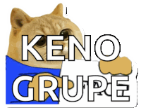 a keno grupe sticker with a cat on it