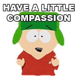 Have A Little Compassion Kyle Broflovski Sticker - Have A Little Compassion Kyle Broflovski South Park Stickers