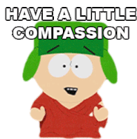 Have A Little Compassion Kyle Broflovski Sticker - Have A Little Compassion Kyle Broflovski South Park Stickers