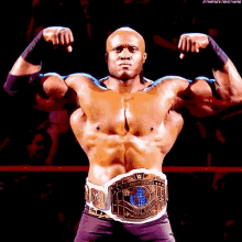 Bobby Lashley Intercontinental Champion GIF - Bobby Lashley Intercontinental Champion Flex GIFs