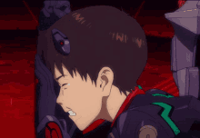 Evangelion Crying GIF
