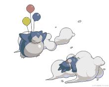 snorlax munchlax sleepy pokemon balloon