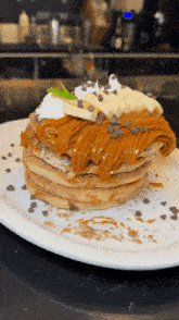 Churro Pancakes Dessert GIF - Churro Pancakes Dessert Pancakes GIFs