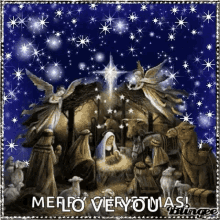 Birth Of Christ Merry Christmas GIF