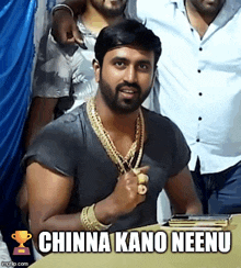 Chinna Kano Neenu Gold Man GIF - Chinna Kano Neenu Gold Man GIFs
