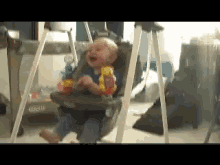Hit Me With Your Best Shot GIF - Laughing Baby Funny GIFs