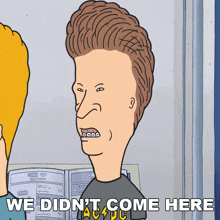 we didn%27t come here for small talk butt head beavis and butt head s2 e1 i don%27t like small talk