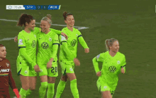 Wolfsburg Frauen Team Spirit GIF - Wolfsburg Frauen Team Spirit Goal GIFs