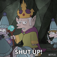 Shut Up Elf King GIF - Shut Up Elf King Billy West GIFs