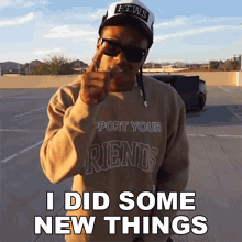 I Did Some New Things Marco Wilson GIF - I Did Some New Things Marco Wilson Marco Wilson Three GIFs