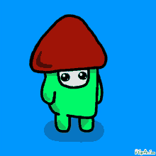 Kawaii Mushroom GIF - Kawaii Mushroom Huh GIFs