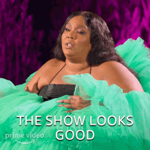 the show looks good lizzo lizzos watch out for the big grrrls the presentation looks good the performance looks good