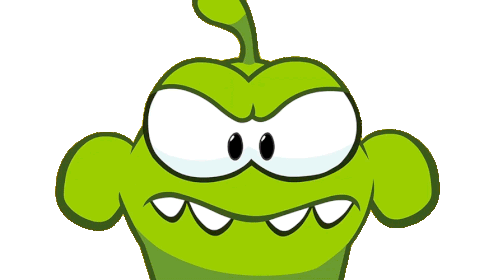 Angry Om Nom Sticker - Angry Om Nom Cut The Rope Stickers